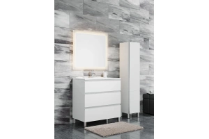 Тумба с раковиной Sanvit Авеню-3 90 белый глянец - 2