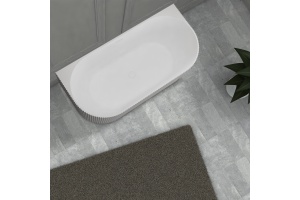 Ванна из искусственного камня ABBER Stein AS9630 белая матовая - 3