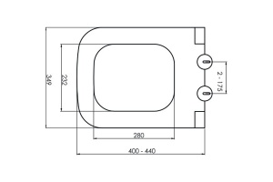 Сиденье для унитаза Boheme Bello, soft-close белый, глянцевый (975-W) - 2