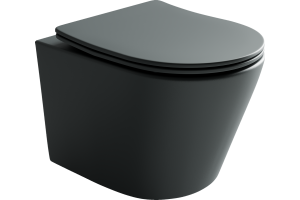 Унитаз подвесной Ceramica Nova Balearica Rimless CN6000MDH темный антрацит матовый
