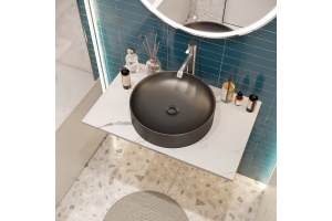 Раковина STWORKI накладная 43 3043-112 антрацит - 3