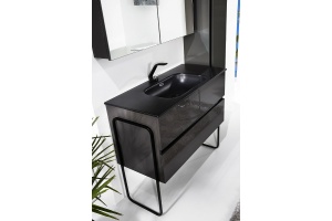 Раковина - столешница Armadi Art Vallessi 120 черный - 2