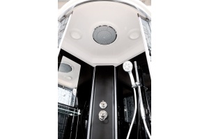 Душевая кабина DETO BM1510BLACK с средним поддоном - 3