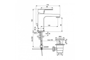 Смеситель для ванны с душем Ideal Standard Cerafine хром - 2