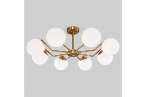 Люстра на штанге Eurosvet Frost 70154/8 латунь