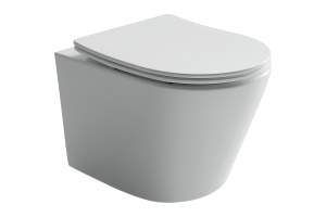 Комплект унитаза с инсталляцией Ceramica Nova Balearica белый с сиденьем микролифт и кнопкой белой матовой - 2