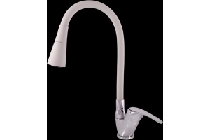 Смеситель для кухни Rav Slezak Sazava с гибким изливом хром - серый