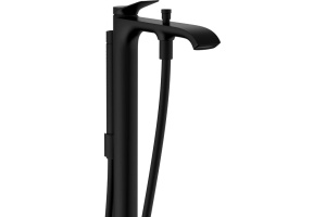 Смеситель напольный для ванны Hansgrohe Vivenis черный матовый  - 2