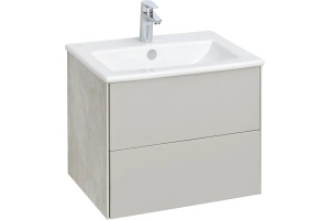 Тумба с раковиной Aquaton Сохо 60 серый