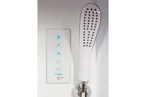 Душевая кабина Deto L 80х80 с электрикой, хром (L580EL) - 3