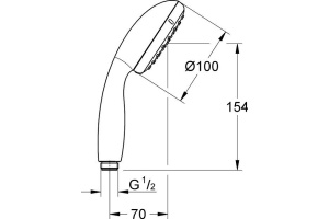 Душевая лейка Grohe Tempesta New 27852001 - 2