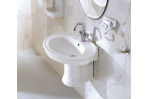 Раковина подвесная Ceramalux Classic 75 белый (2011)