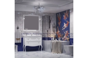 Комплект мебели Opadiris Валери 105 белый 