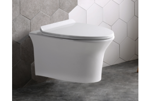 Унитаз подвесной Ceramalux белый (CL-2100)