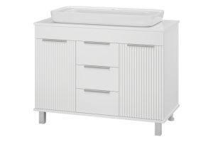 Тумба под раковину Brevita Enfida 100х65 белый (ENF-06100-0143Я) - 2