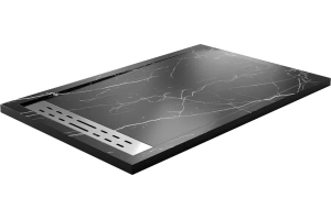 Поддон для душа Wasserkraft Neime 140х90 черный матовый