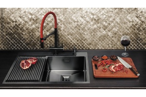 Смеситель Omoikiri Kanto PVD-GM для кухонной мойки - 3