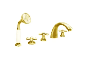 Смеситель на борт ванны Rav Slezak Morava золото