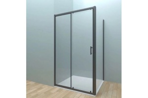 Душевой уголок Veconi Rovigo 150х100, черный (RV072B-150100-01-C4)