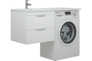 Тумба для комплекта Corozo Алиот 120, подвесная, под стиральную машину - 3