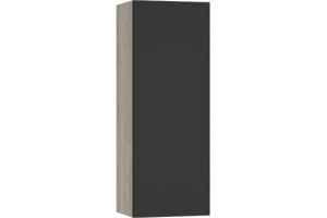 Шкаф-пенал Misty Поло 30 черный матовый