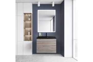 Комплект мебели BelBagno Vittoria 80 серый - коричневый - 2