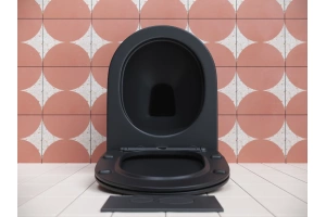 Унитаз подвесной Ceramica Nova Play с сиденьем микролифт черный-матовый - 3