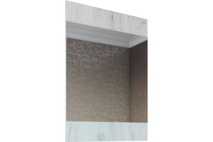 Зеркало Sanflor Чикаго 60 белый (С08221)