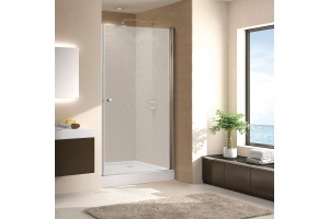 Душевая дверь в нишу Cezares Eco O B 1 95 P Cr стекло punto