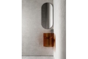 Раковина подвесная Abber Rechteck 42.2х42.2 угловая коричневый - 2