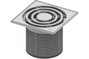 Базовая решетка 150 х 150 мм со стальной  рамкой и удлинителем