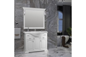 Тумба с раковиной Opadiris Риспекто 100 белая матовая - 3