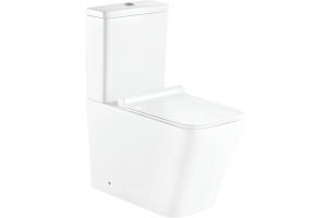 Унитаз-компакт BelBagno Ardente-R с бачком и крышкой белый