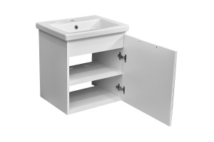 Тумба под раковину Stella Polar Норина Сомо 50 белый - 3