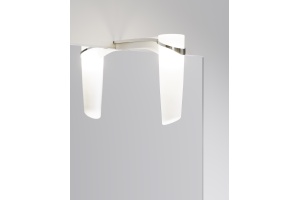 Зеркало Aqwella Leon MP 40 белое, со светильником - 3