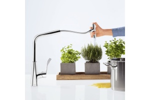 Смеситель Hansgrohe Metris Select 14884000 для кухонной мойки - 3