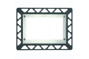 Рамка монтажная, цвет хром глянцевый