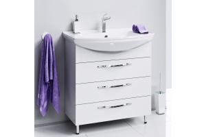 Мебель для ванной Aqwella Allegro 75 с 3 ящиками - 2