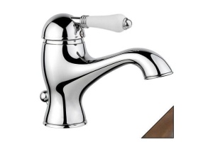 Смеситель для раковины Nicolazzi Petit M.Blanc белый, бронза (3402DB76)