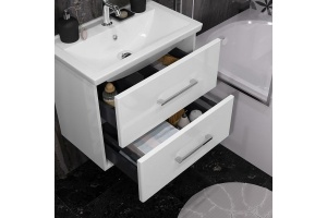 Тумба под раковину Opadiris Арабеско 60 белая - 2