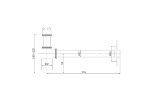 Сифон для раковины Abber золото, матовый (AF0032G) - 2
