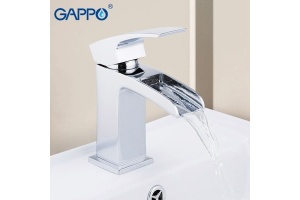 Смеситель для раковины Gappo хром глянцевый