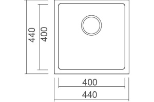 Мойка кухонная Seaman Eco Roma SMR-4444AK.A - 2