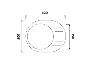 Мойка кухонная Kaiser KGMO-6250-W белая - 2