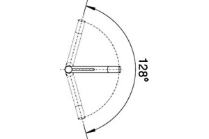 Смеситель для кухонной мойки Blanco Alta серый, хром (515326) - 3