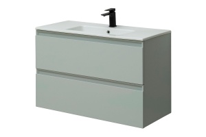 Тумба под раковину Allen Brau Eclipse 100 светло - зеленый матовый