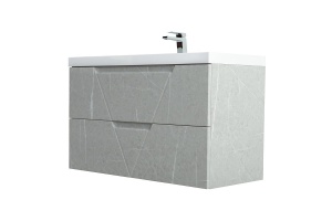 Комплект мебели BelBagno Vittoria 100 серый - 2