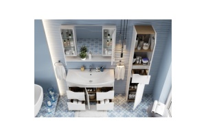 Тумба под раковину Onika Веронелла 105 белый  - 3