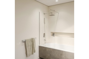 Шторка на ванну RGW Screens SC-150 90x150 профиль хром стекло прозрачное - 3