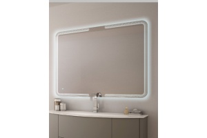 Зеркало Cezares 40312 c LED-подсветкой touch system 90х120